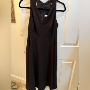 Halston black dress